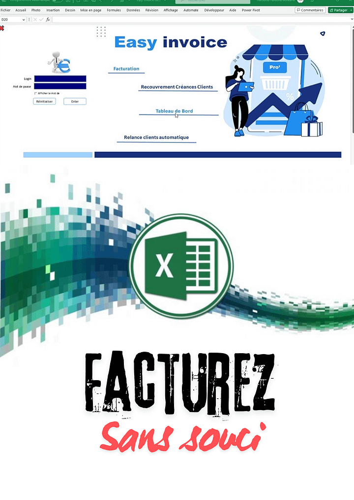 Easy invoice Excel product image (1)