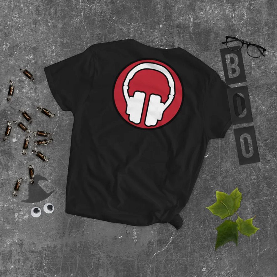 Women's Tribe Front | Headphones Back Print Gildan Middleweight T-Shirt product image (7)