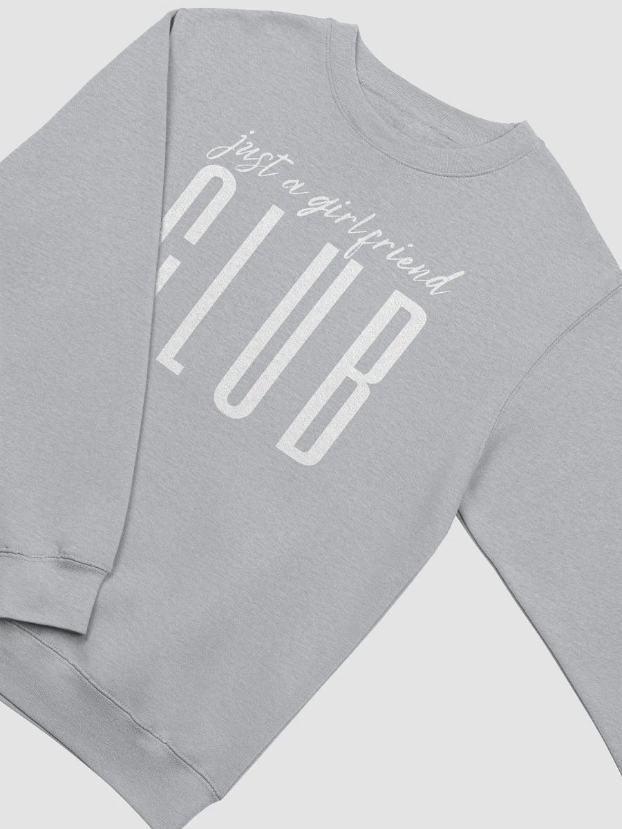 "Just a Girlfriend" CLUB Crewneck - WHITE (4 colors) product image (11)