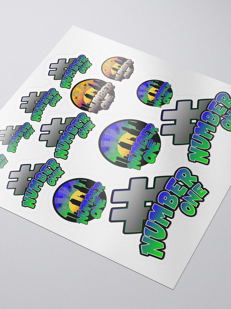 NUMBER ONE STICKER product image (3)
