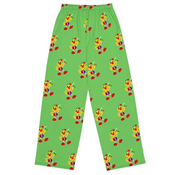 Green All-Over Boyoyoing Unisex Wide-Leg Pants product image (2)