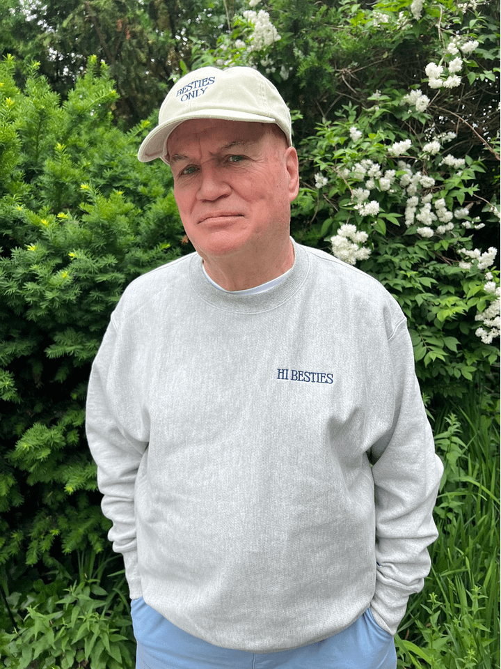 Hi Besties Embroidered Champion Crewneck Sweatshirt product image (2)