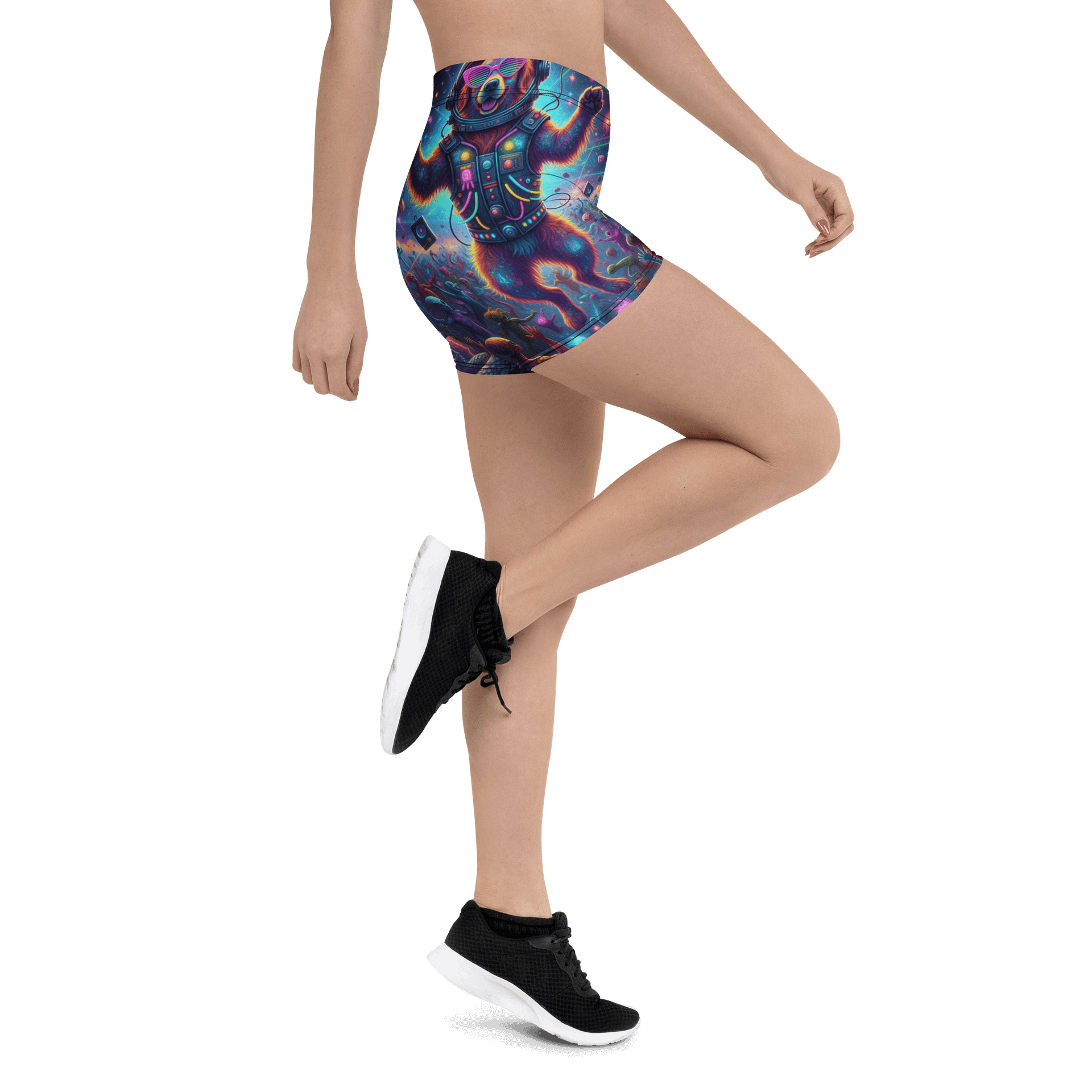 Cosmic Space Rave Woman Shorts (LIMITED EDITION ) product image (3)