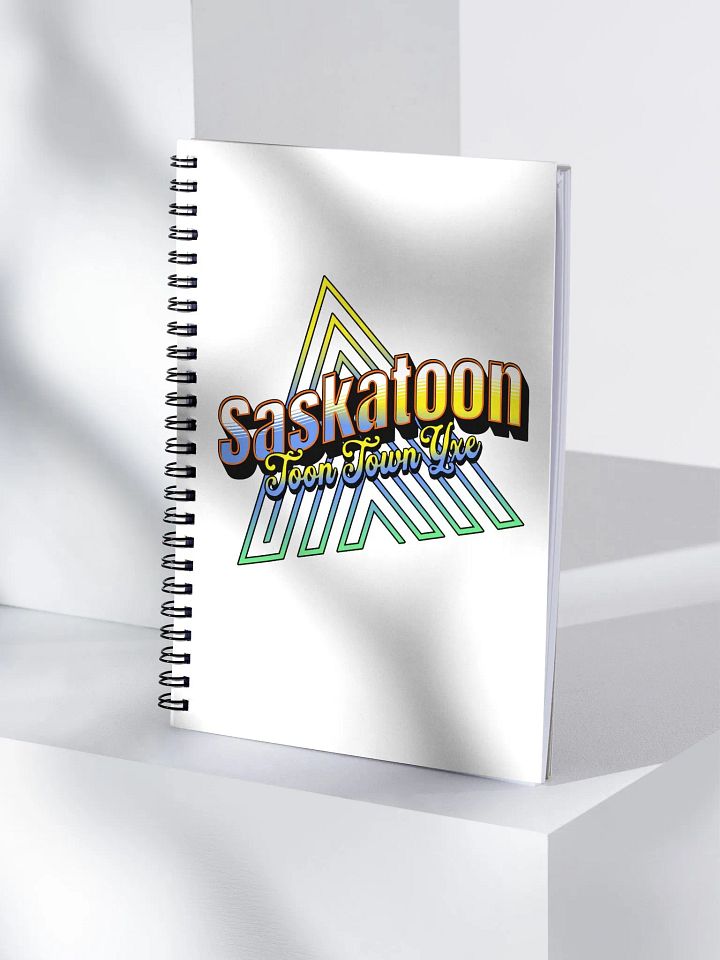 Saskatoon Toon Town Yxe Spiral Notebook product image (1)
