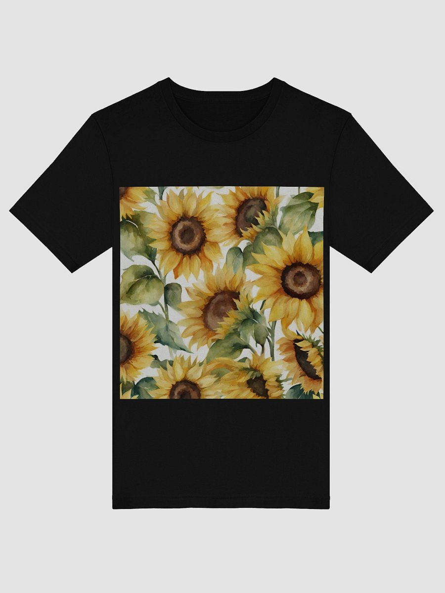 Vibrant Sunflower Watercolor T-Shirt product image (5)