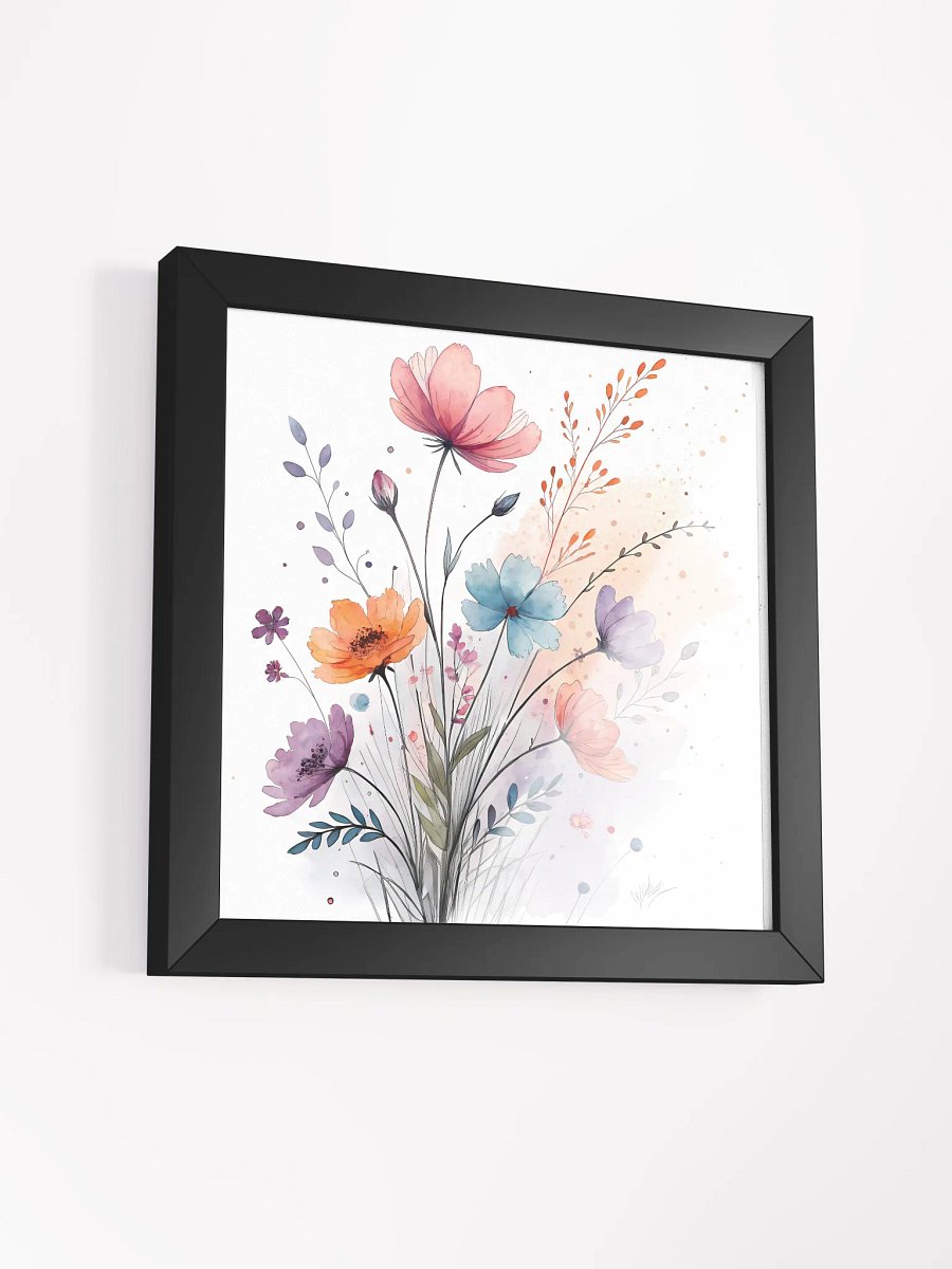 Whimsical Wildflower Watercolor Poster product image (40)