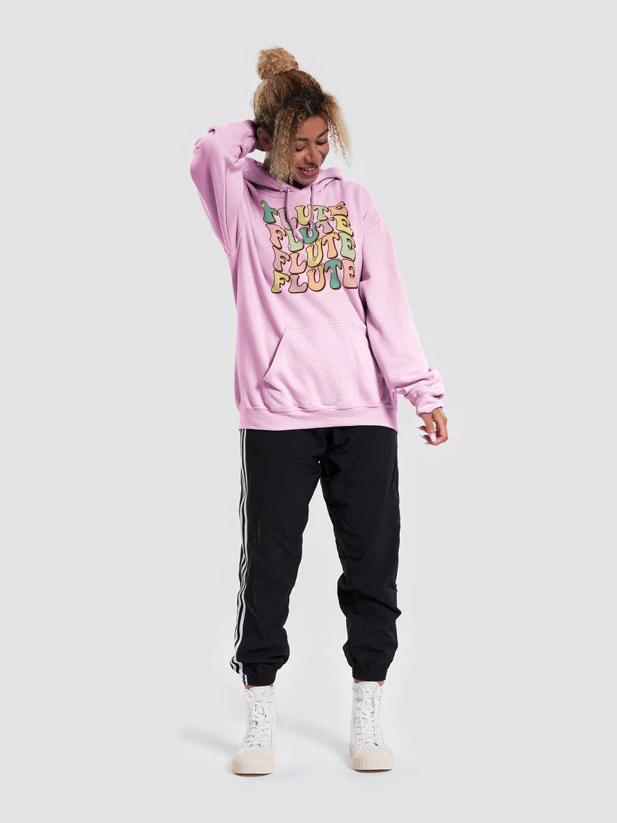 Groovy Wavy Flute Hoodie Pastel - Unisex product image (5)