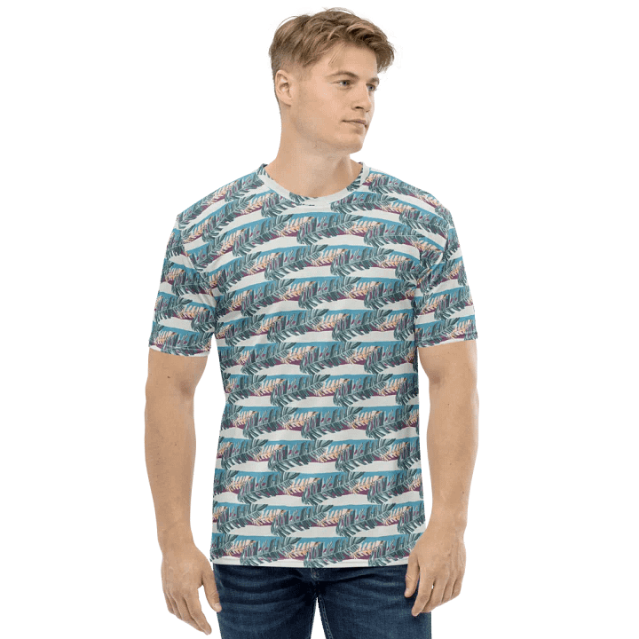 Tropical Stripes | Crew Neck T-Shirt product image (1)