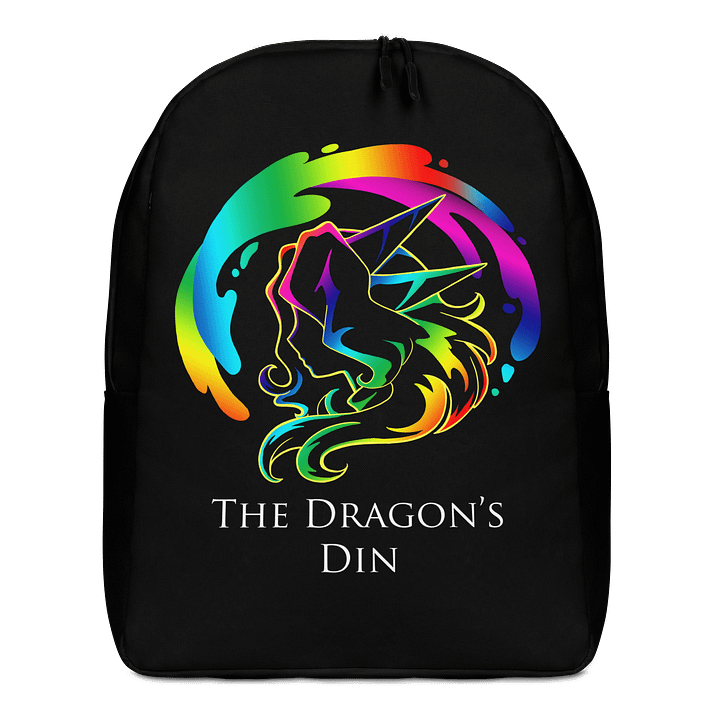 The Dragon's Din Logo Backpack product image (1)