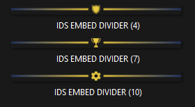 Hazy Embed Divider Bars product image (3)