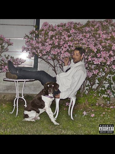 This album is named after my dog, Grimm. I thought it’d be cool to put him on a song, the cover and also name it after him. S...