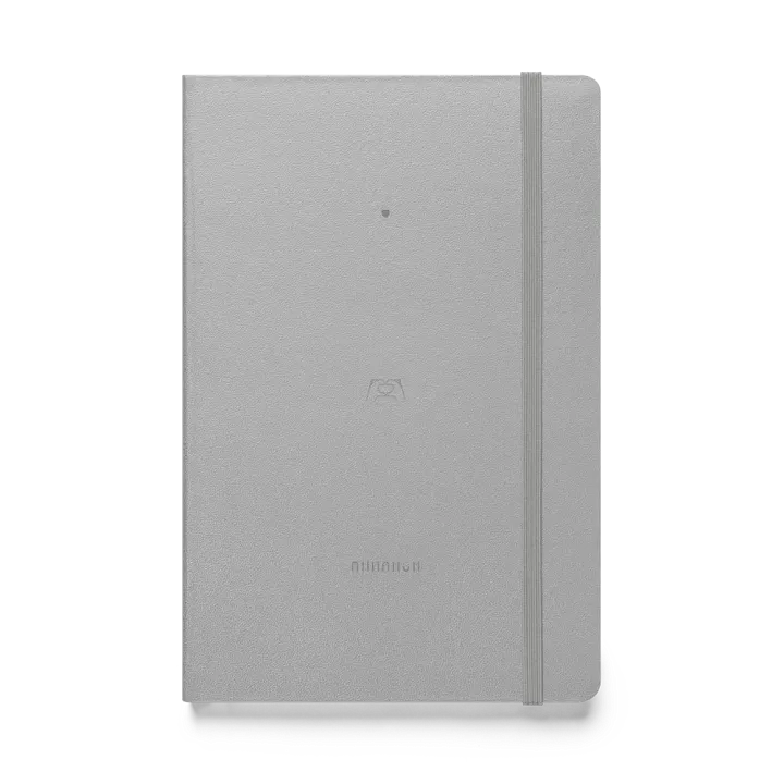Heart Inside. Grey Only. Hardcover Bound Notebook | JournalBook® product image (1)