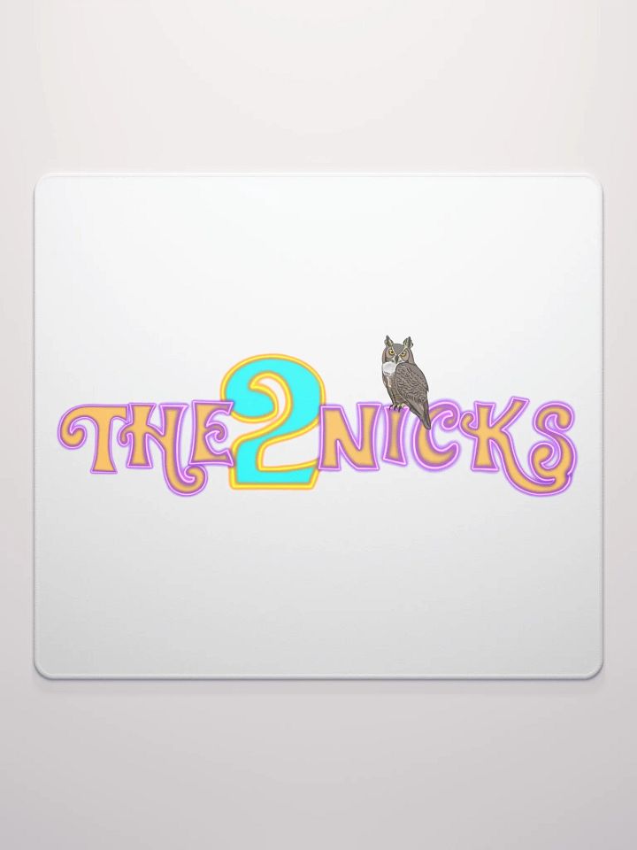 The2Nicks Gaming Mouse Pad (White) product image (1)