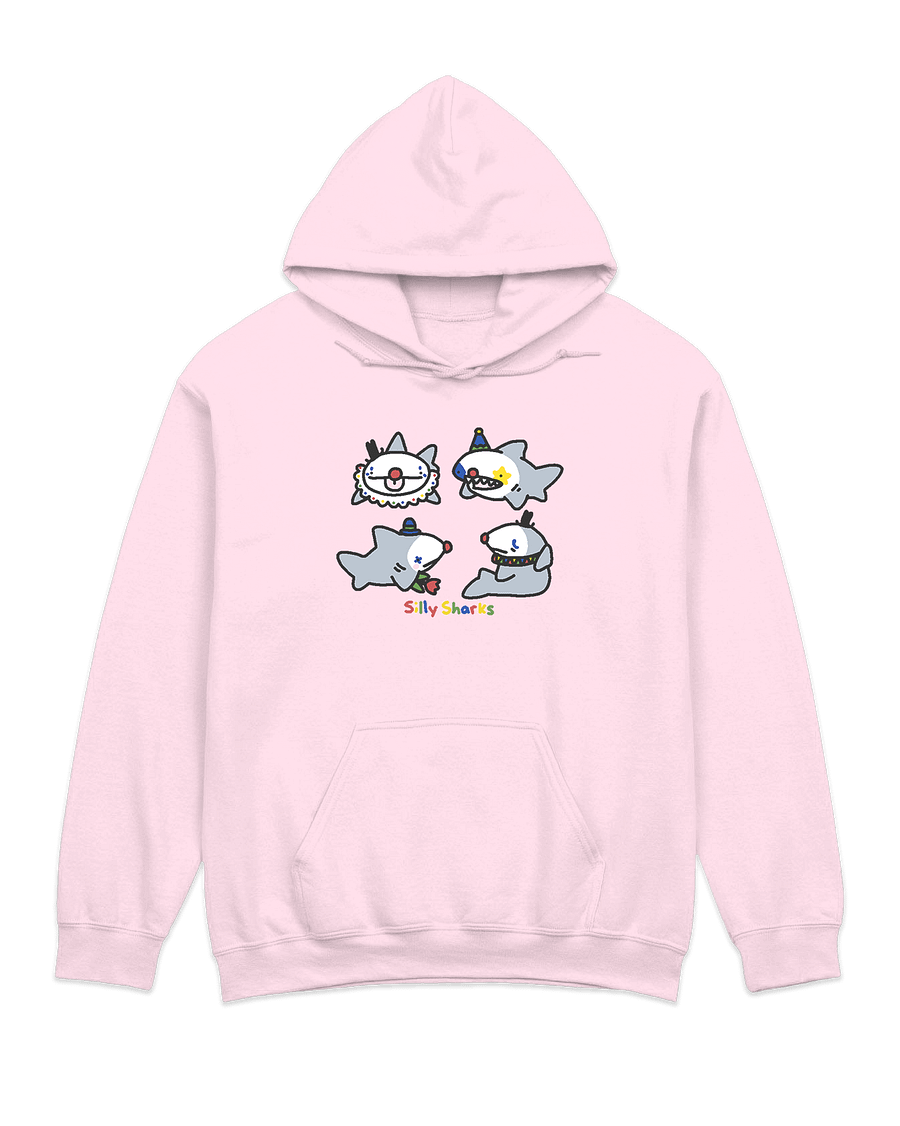 silly sharks hoodies🩷🩵🖤 product image (2)