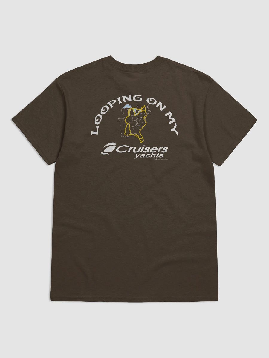 Looping On My Cruisers Yachts - T-Shirt - Dark Shirt w/White Logo product image (1)