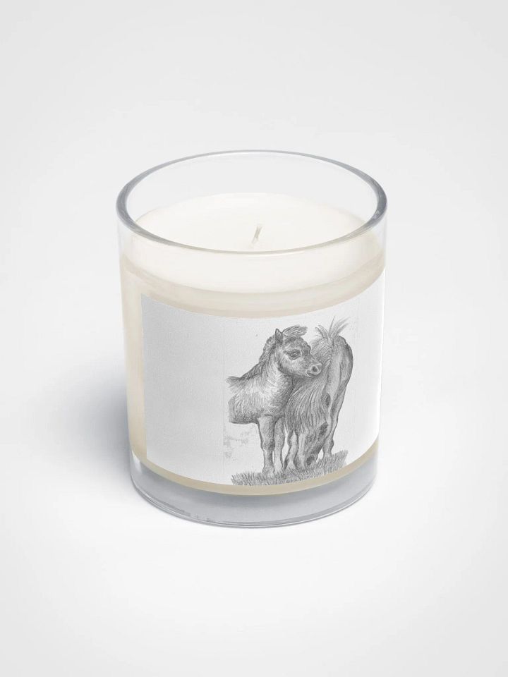 Shetland pony mare and foal candle product image (2)