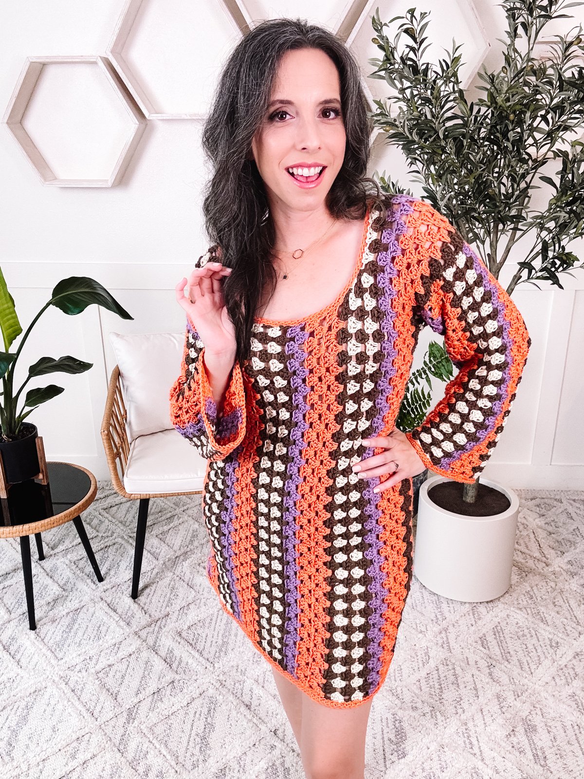Easy Granny Stitch Crochet Dress Pattern product image (8)