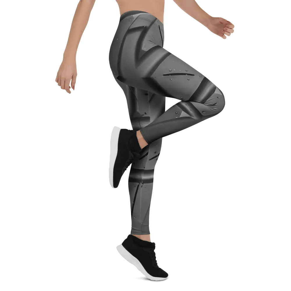 wet tire leggings black - 82% polyester product image (6)