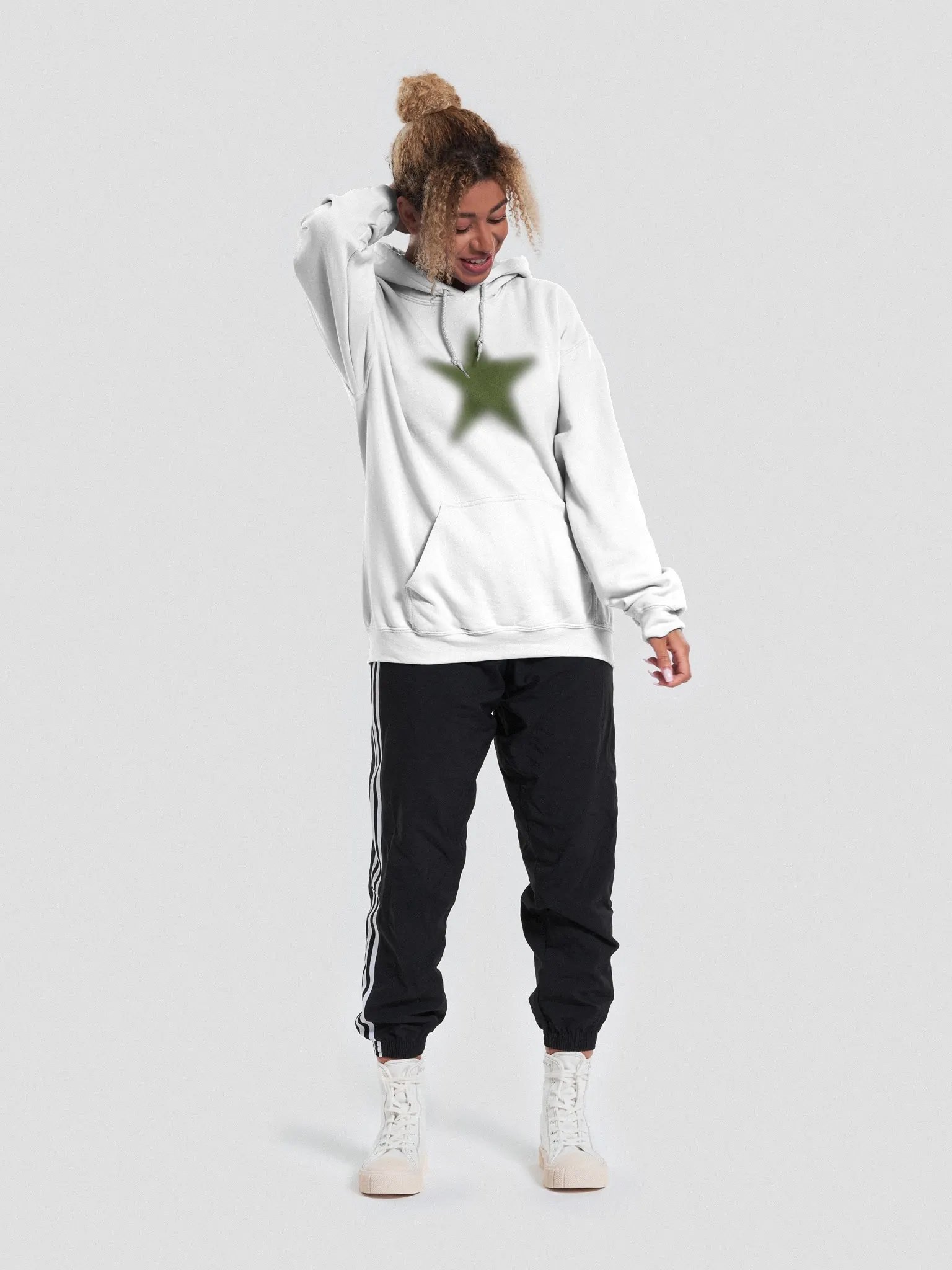 Green Star Hoodie product image (2)