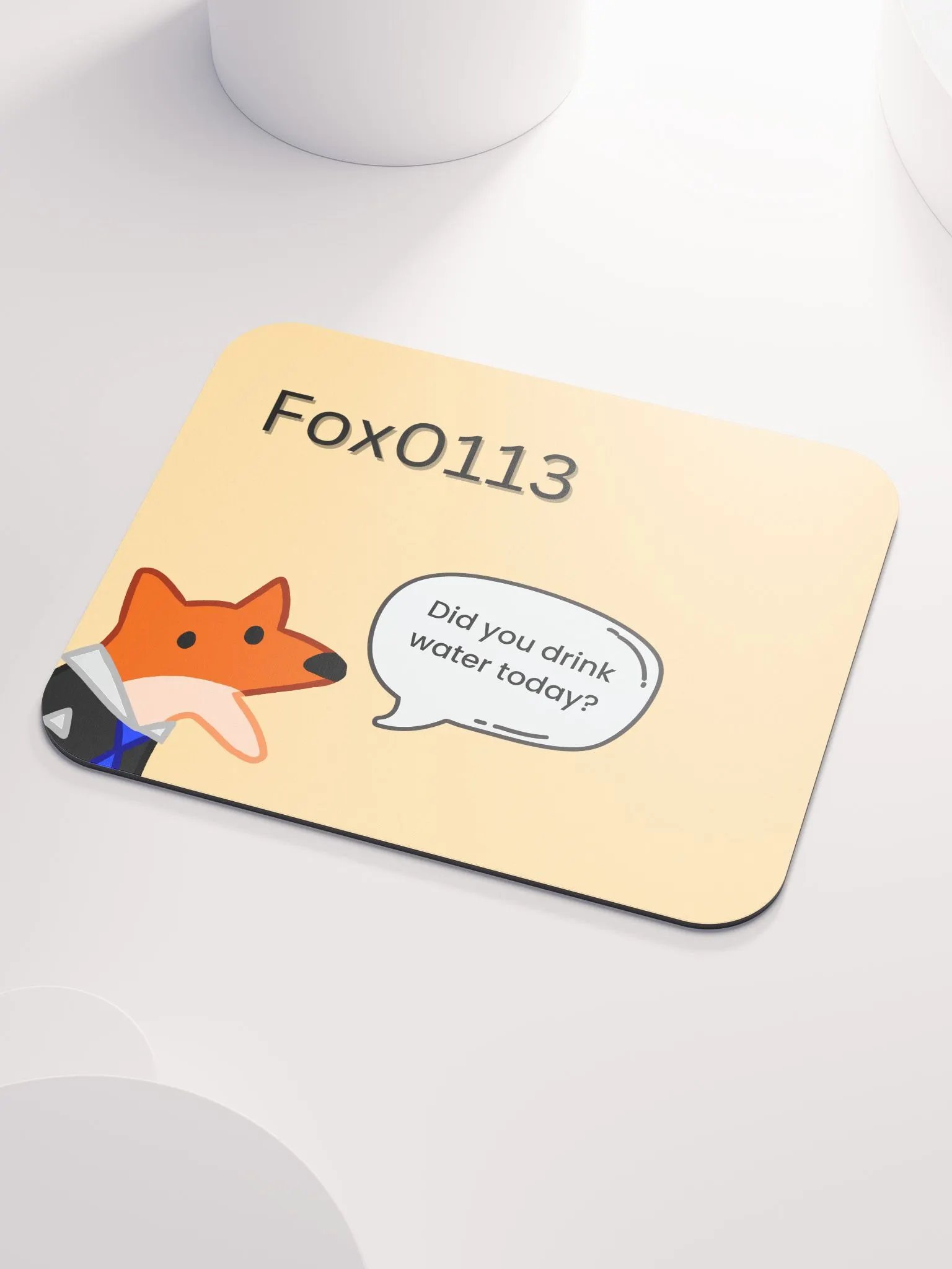 Fox0113 Logo Reminder Mouse Pad product image (3)