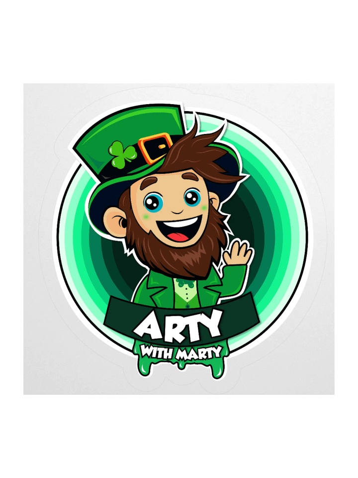 Arty With Marty Slap Sticker product image (2)