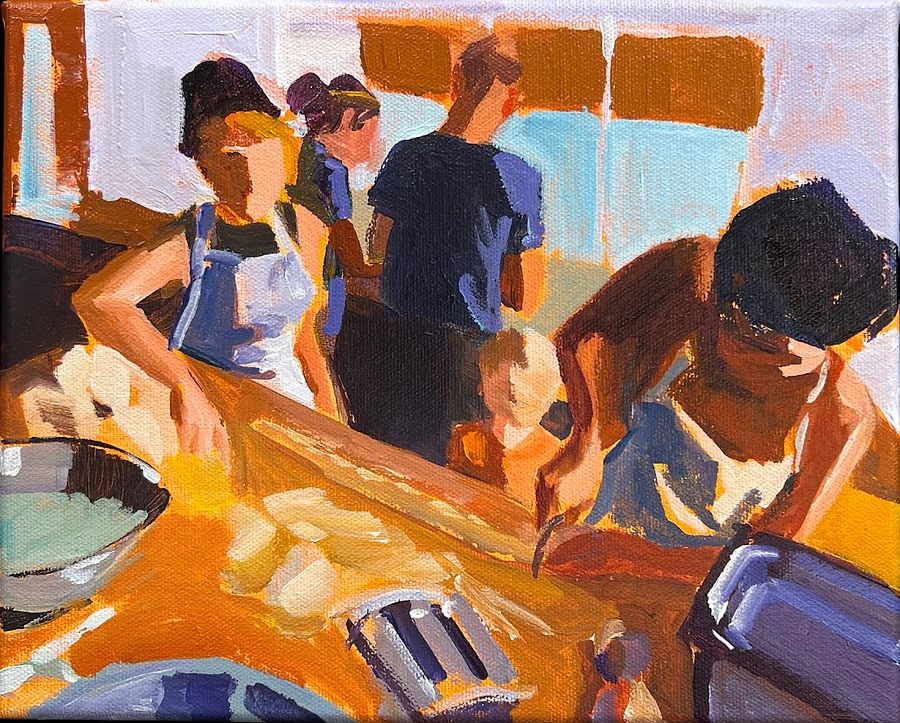 Pasta Crew - Original Painting product image (1)
