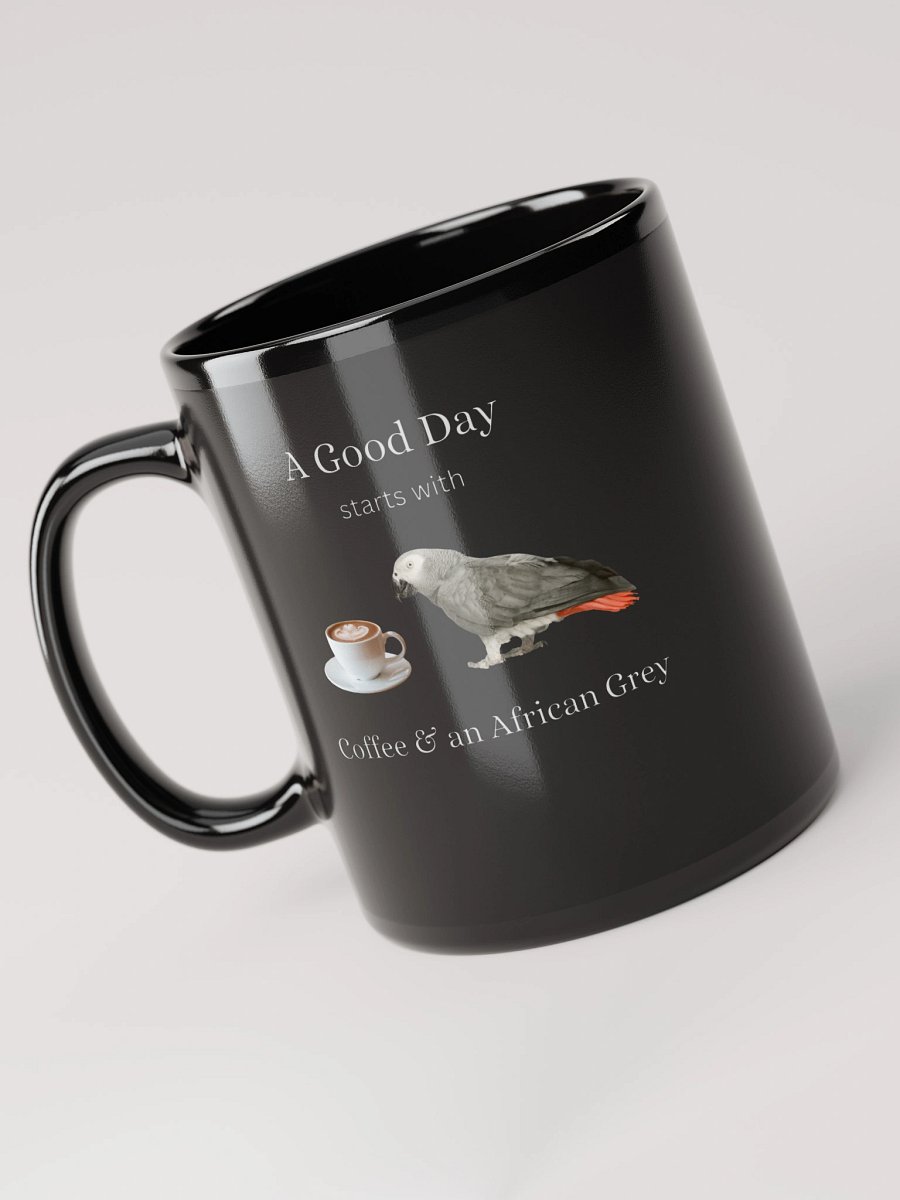 African Grey Parrot Cappuccino Mug product image (3)