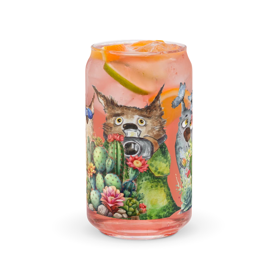 Desert Bloom: A Tale of Resilience Glass Can (16 oz) product image (7)