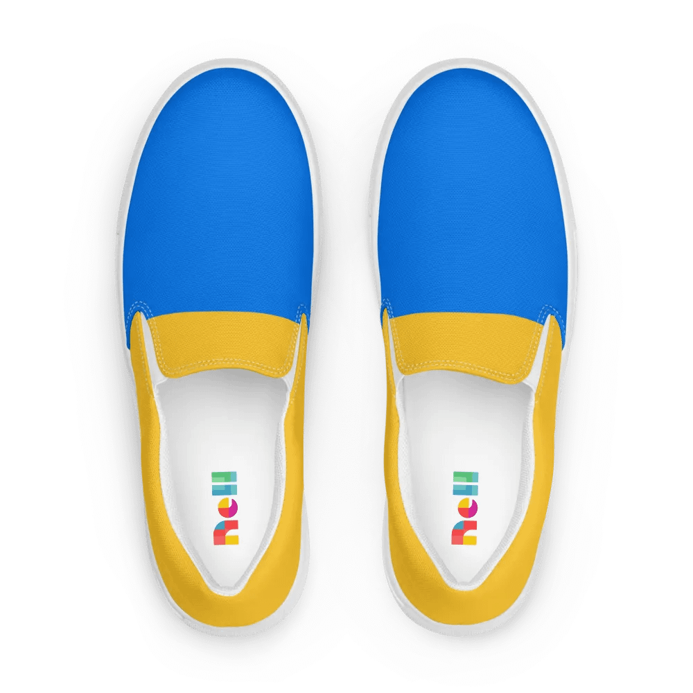 Sunshine Yellow Slip-On Canvas Shoes product image (1)