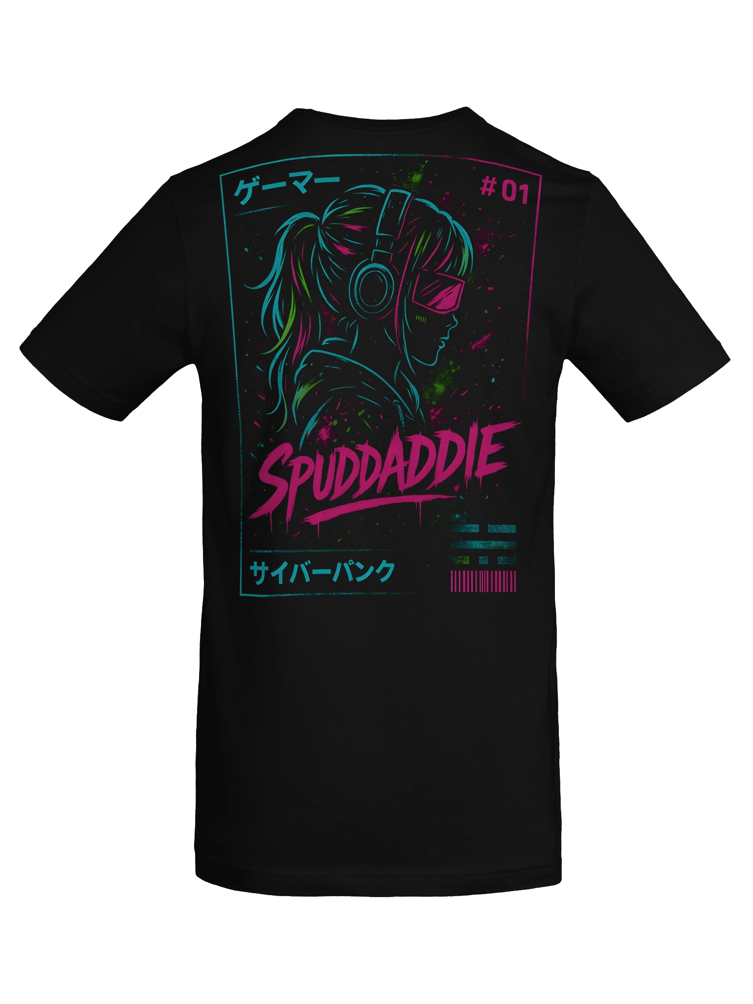 #01 SPUDDADDIE // Neon Override T-Shirt product image (8)