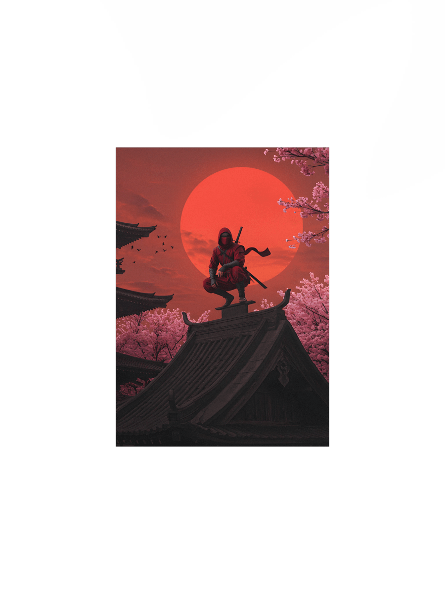 The Crimson Shadow Shinobi Poster product image (4)