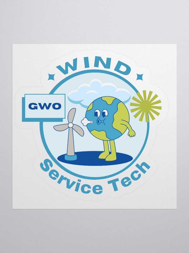 Retro Wind Services Sticker product image (2)