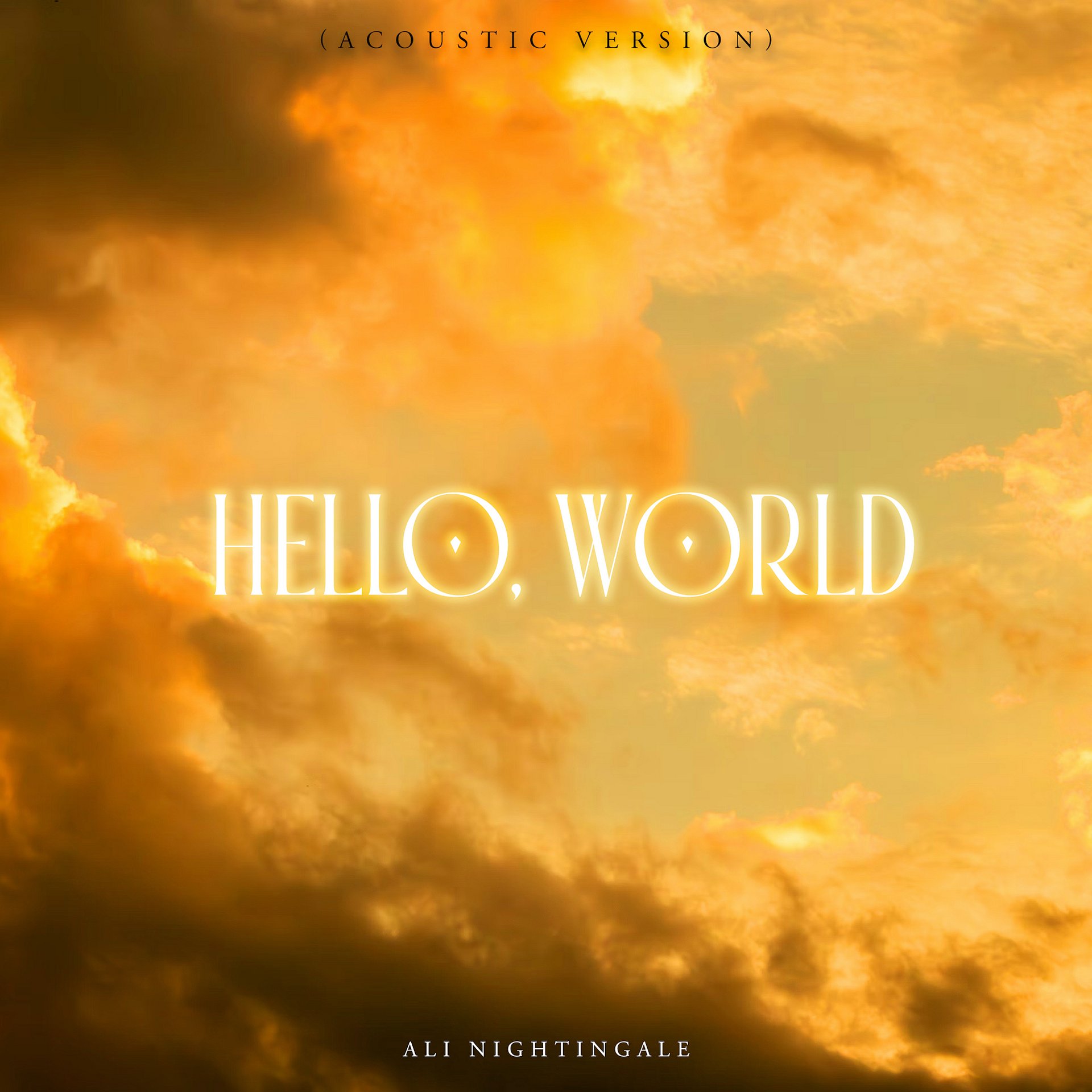 Ali Nightingale - "Hello, World (Acoustic Version)" (Single) product image (1)