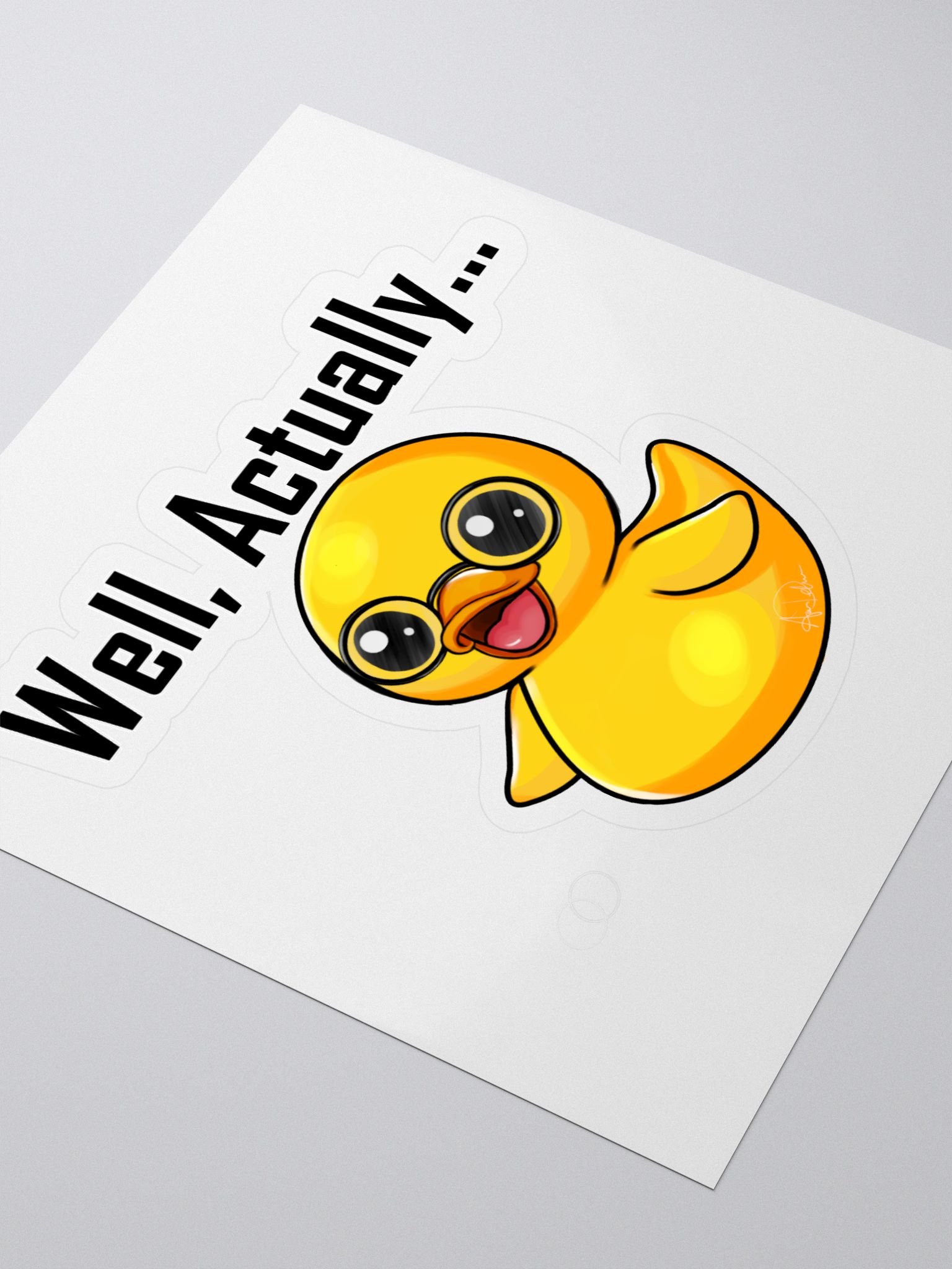 Well, Actually... Quirky Kiss Cut Stickers product image (3)