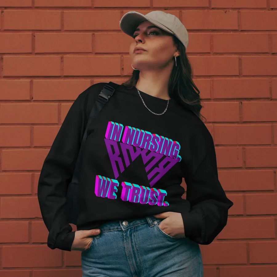 Trust in Nursing Glitch Long Sleeve product image (11)