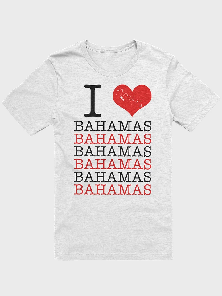 Bahamas Shirt : I Love The Bahamas : Heart Bahamas Map product image (2)
