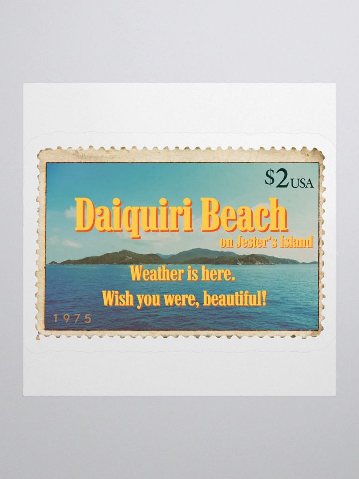DAIQUIRI BEACH STAMP STICKER product image (4)