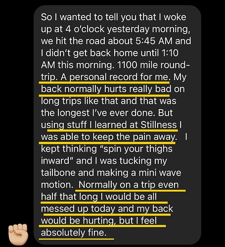 “So what kind of stuff do you teach there?”

Among other things, road trip survival for better backs and bodies 😄
__________
...