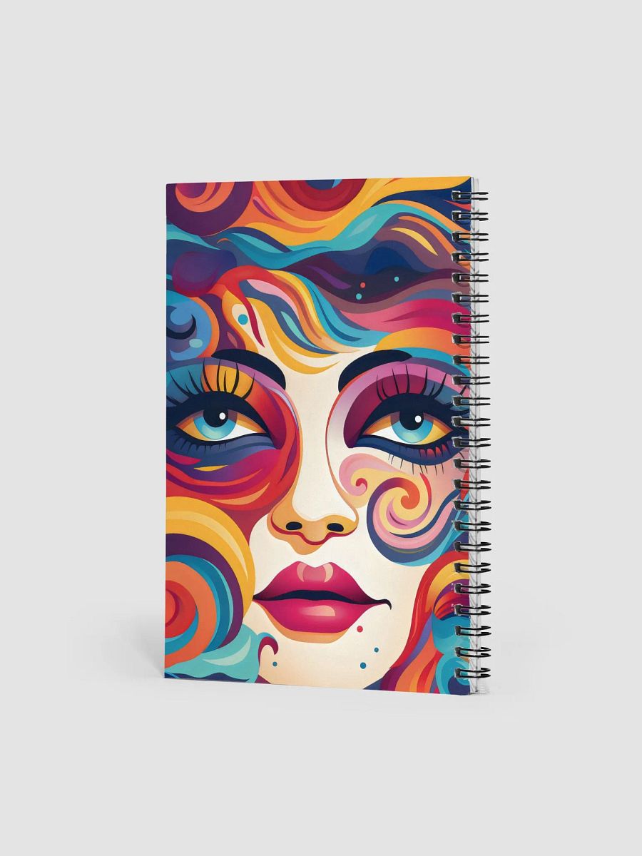 Dreamy Swirls Spiral Notebook product image (2)