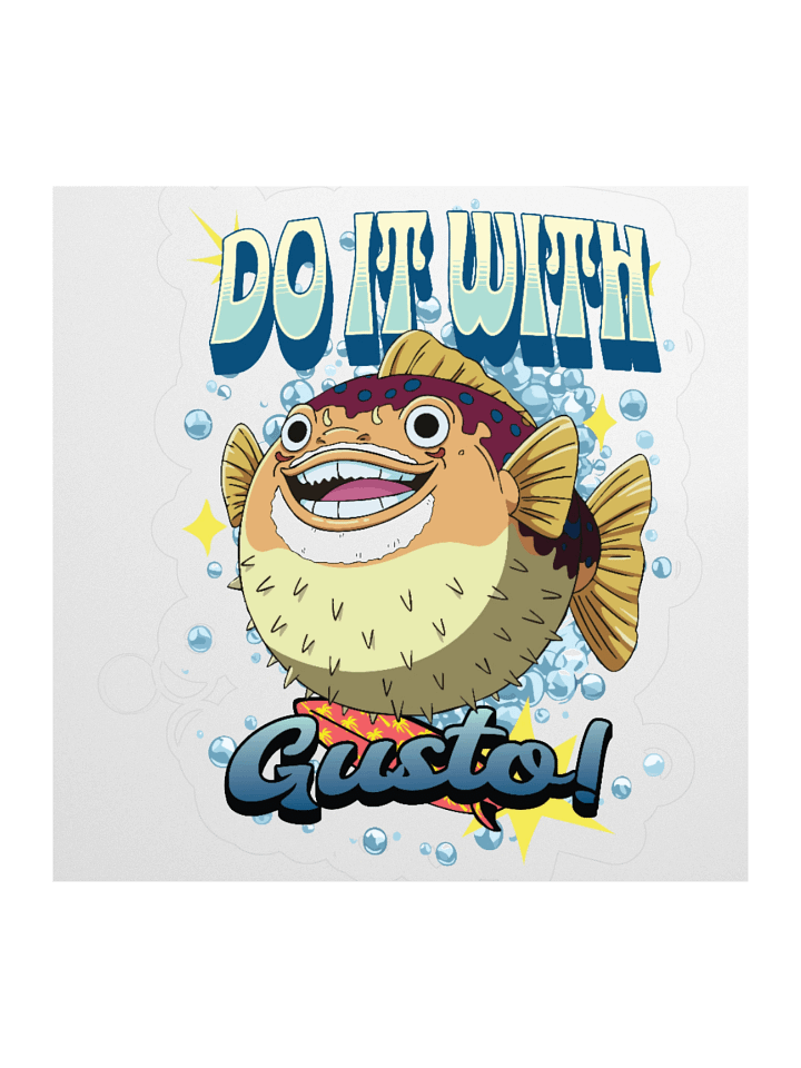 A Gusto Sticker! product image (2)