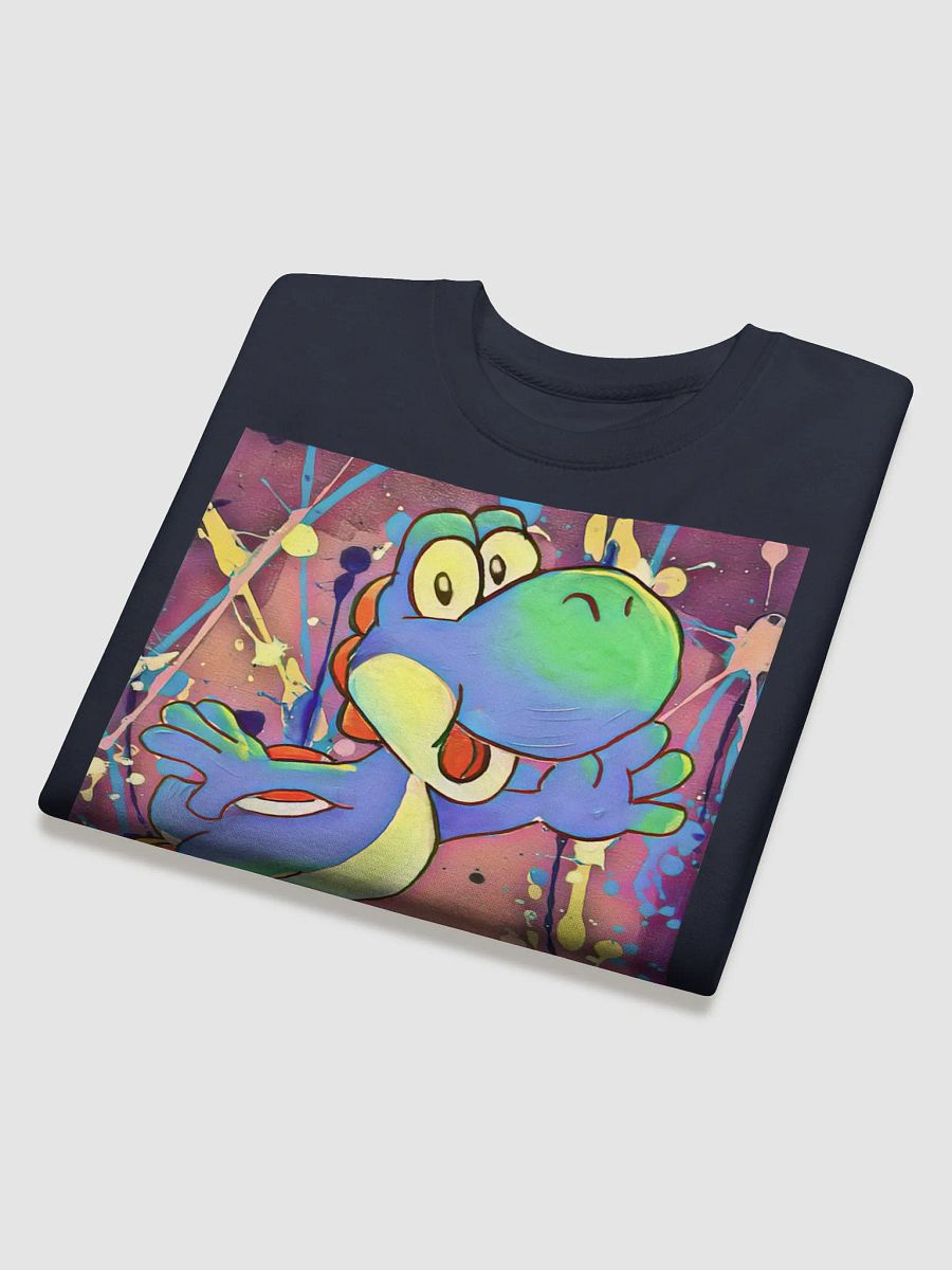 Green (and Blue) Dinosaur Splatter Sweatshirt product image (31)