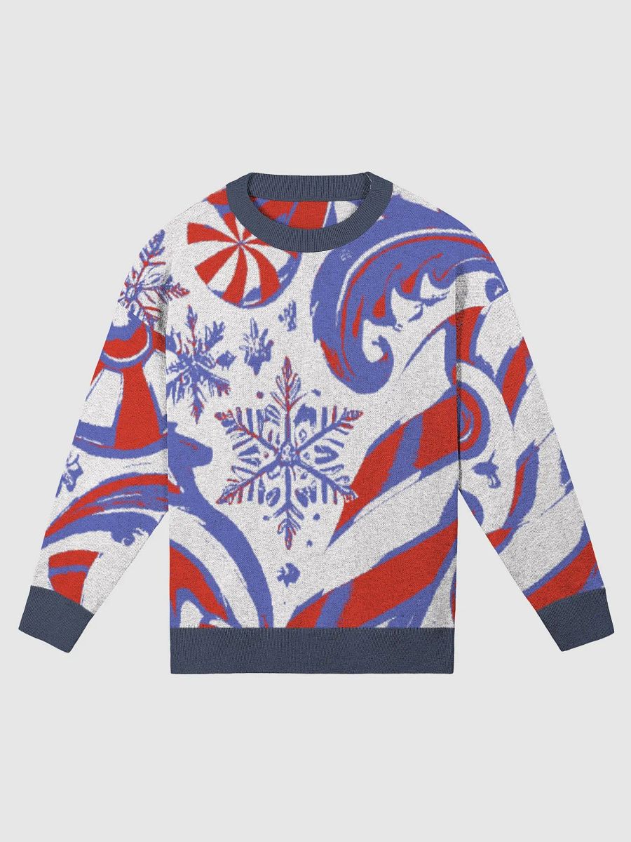 Winter Cozy Candy Cane Jacquard Sweater product image (1)