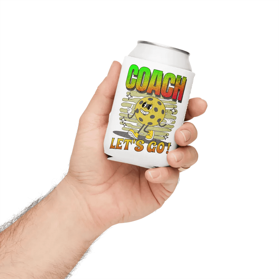 Coach Let's Go! Pickleball Coozie Can Cooler product image (4)