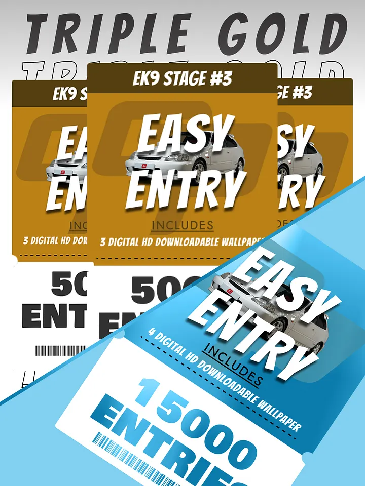 GOLD ENTRY BUNDLE (30000 Entries) product image (1)