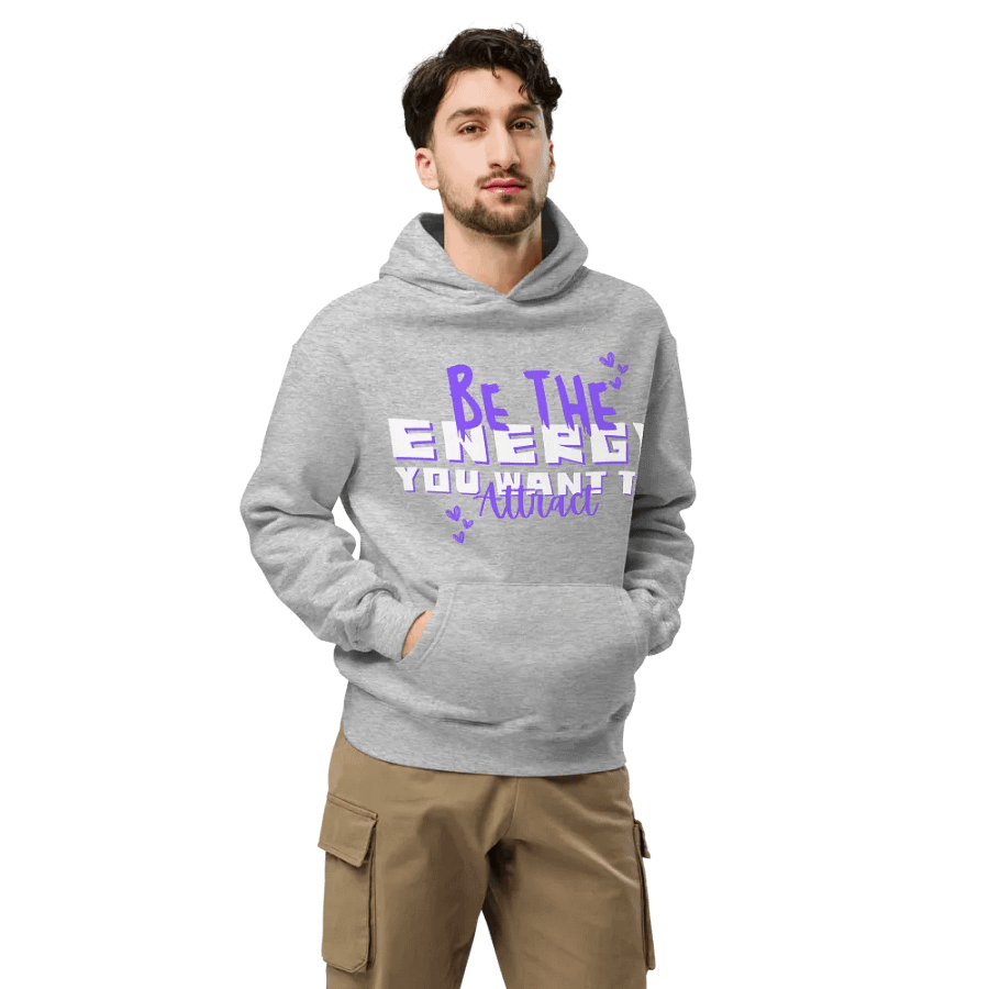 Be the energy you want to attract oversized hoodie product image (7)