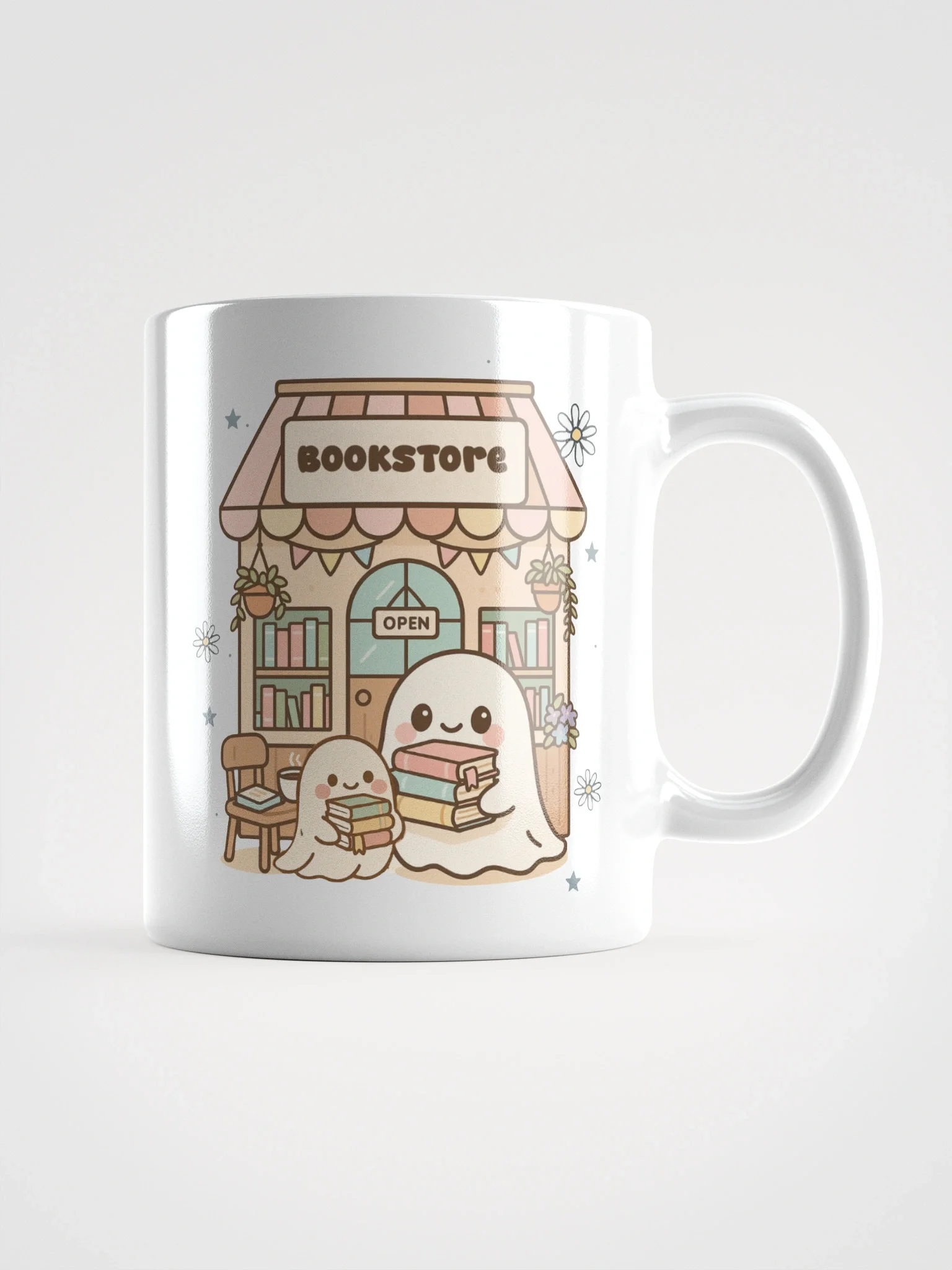 Halloween Ghosts At the Bookstore Mug product image (2)