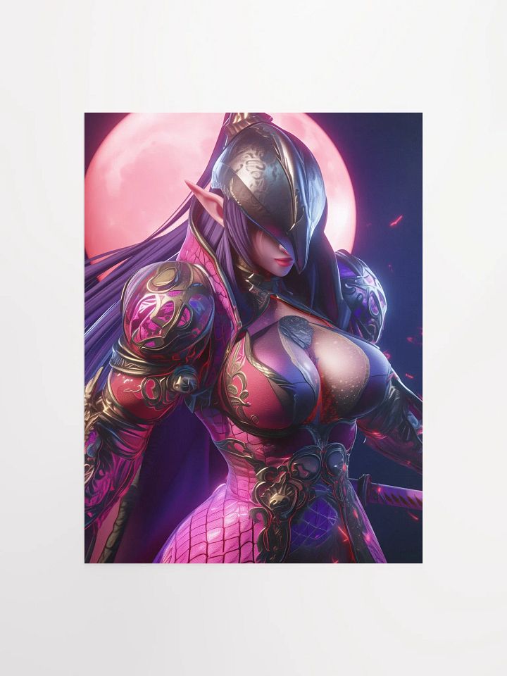 Mystical Warrior Princess Matte Poster product image (1)