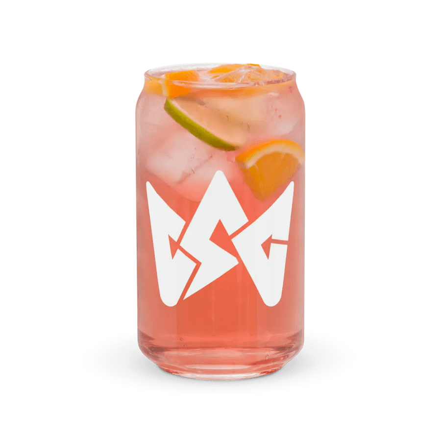 CSG Can Glass 16oz - White Logo product image (7)