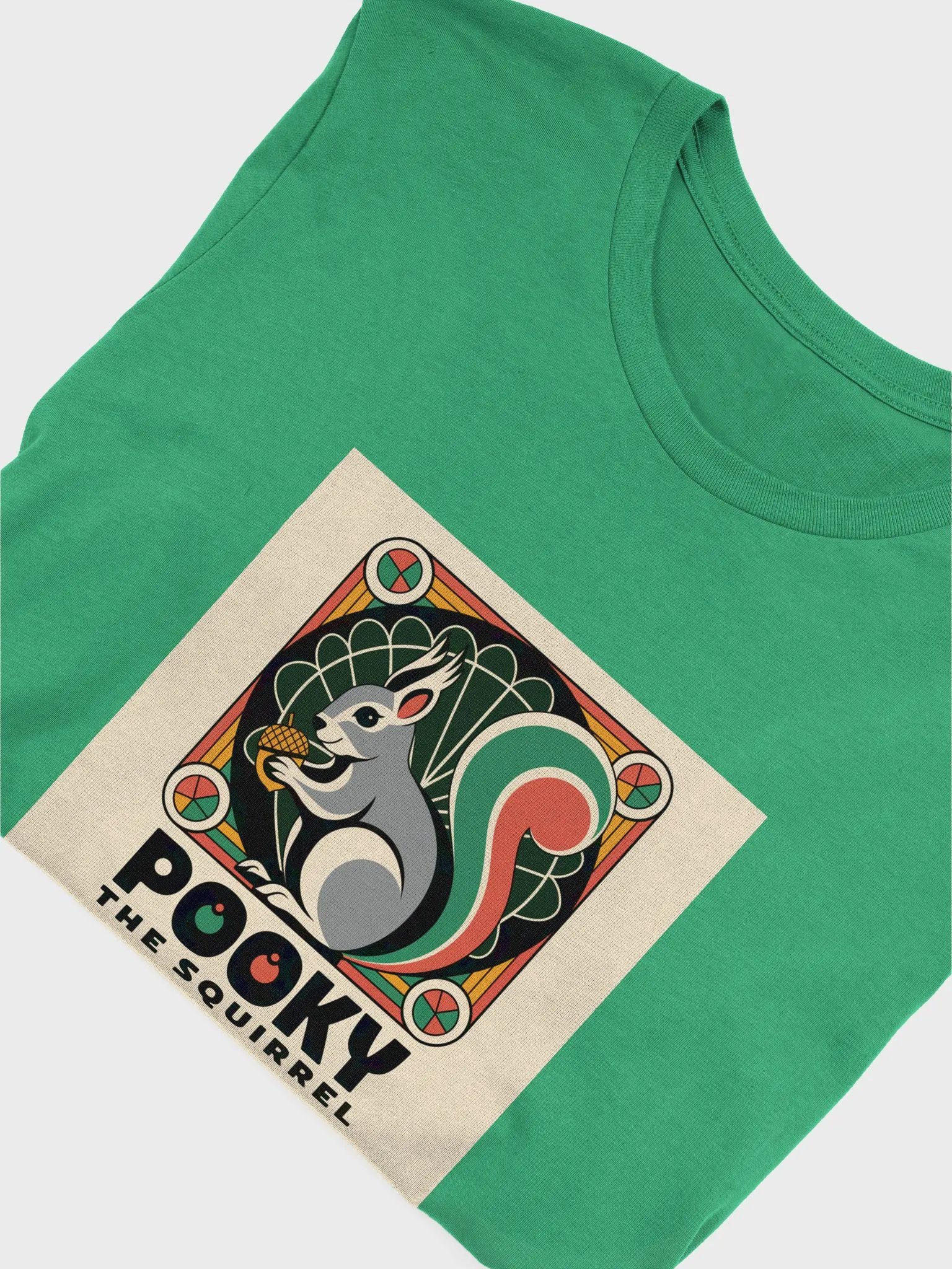 Super Soft and Flattering Tee: Art Deco Pooky The Squirrel product image (5)