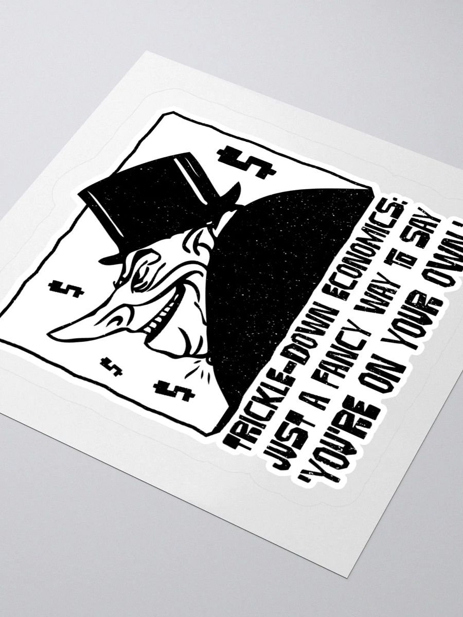 Capitalism is Immoral Sticker product image (7)